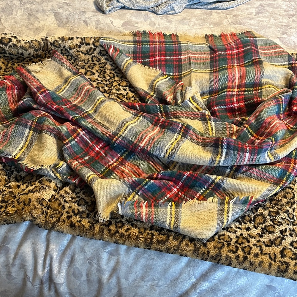 Plaid Tartan Scarf